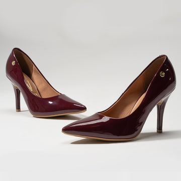 Vizzano 1184-1101 Pointy Toe Pump in Cocoa Patent